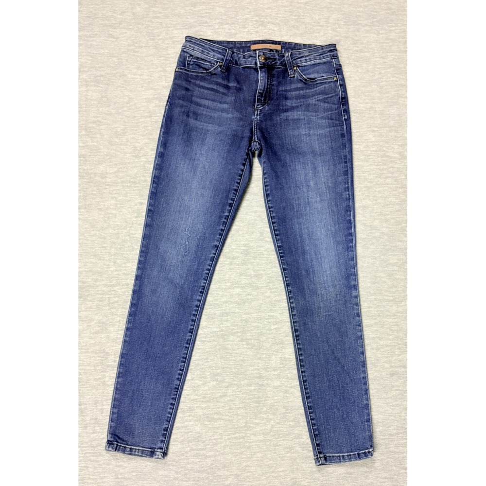 Joes Jeans Skinny Ankle Jeans Womens 27 Blue Mid Rise Denim Stretch Medium Wash